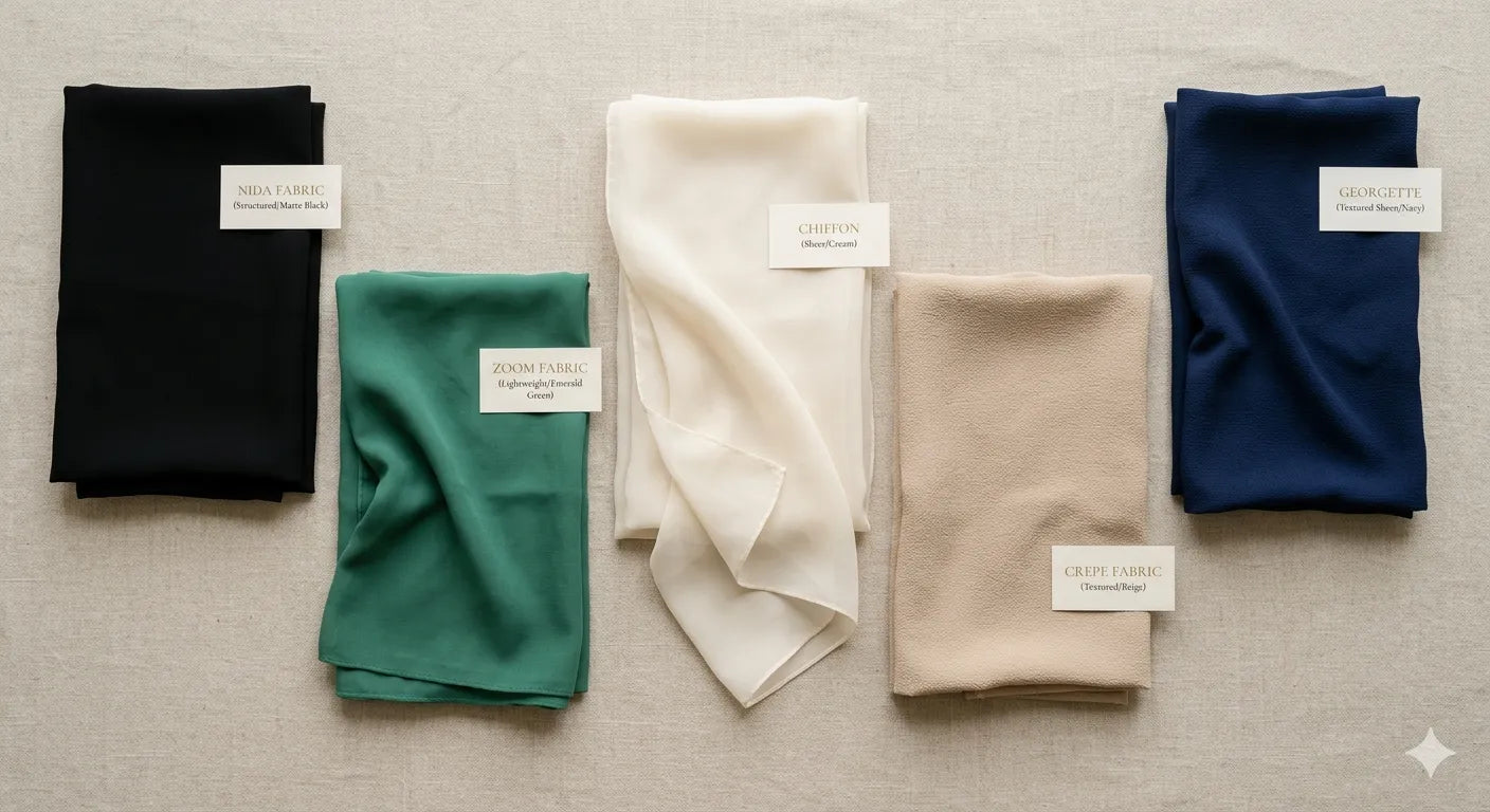 5 Fabric Types Every Abaya Lover Should Know