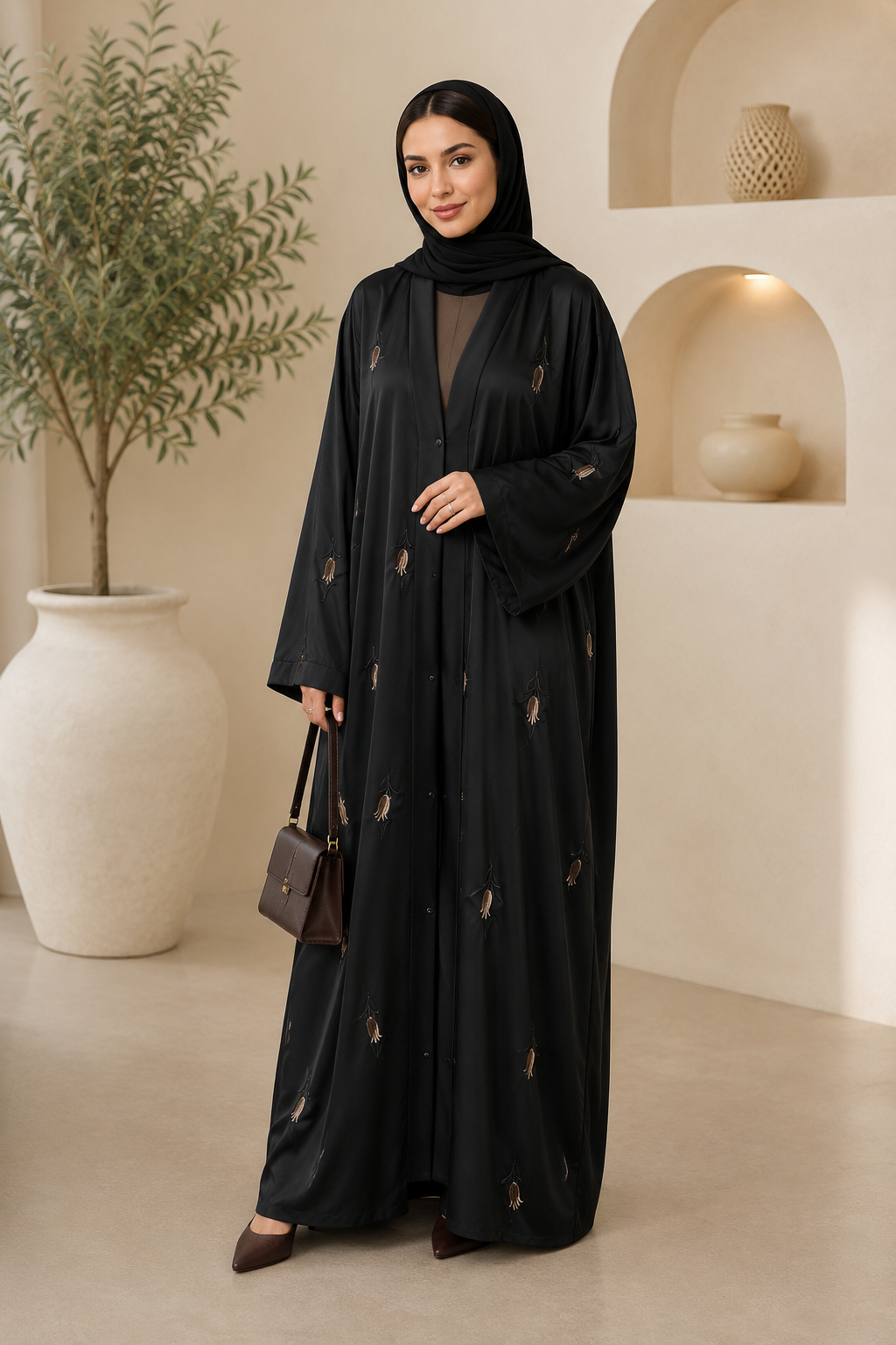 The Midnight Tulip Collection with hijab