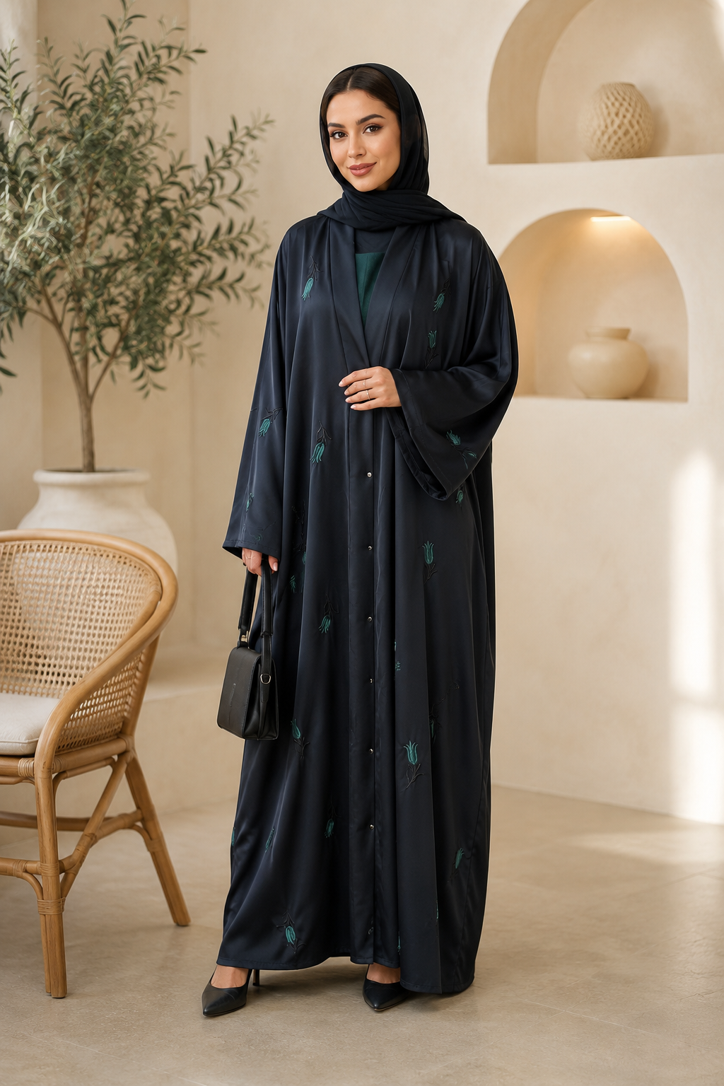 The Midnight Tulip Collection with hijab