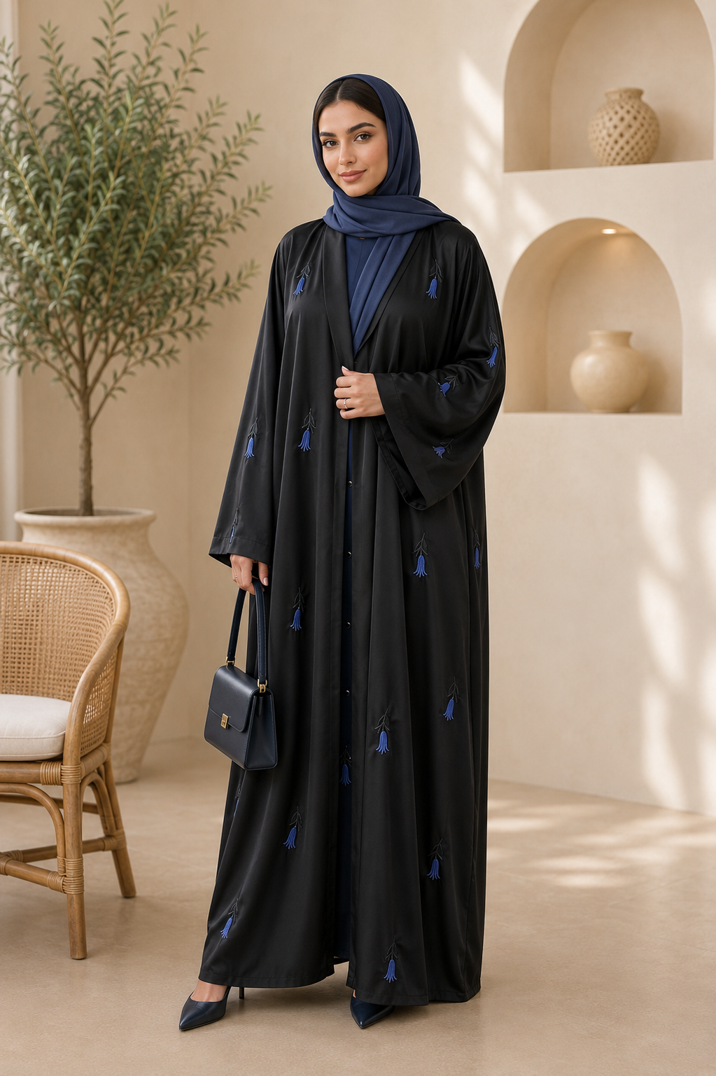 The Midnight Tulip Collection with hijab