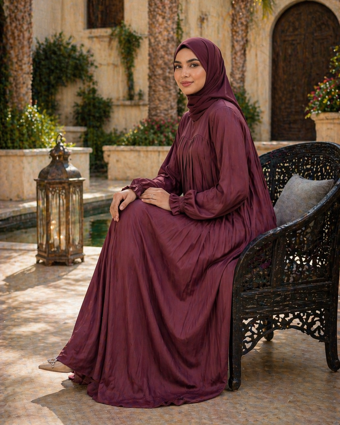 Grace Pleated Abaya