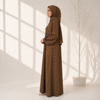Elegant Zoom Tussle Abaya