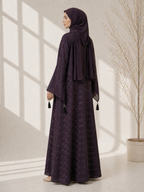 Elegant Zoom Tussle Abaya