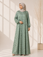 Elegant Zoom Front Open Abaya