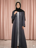 The Midnight Grace Double Abaya