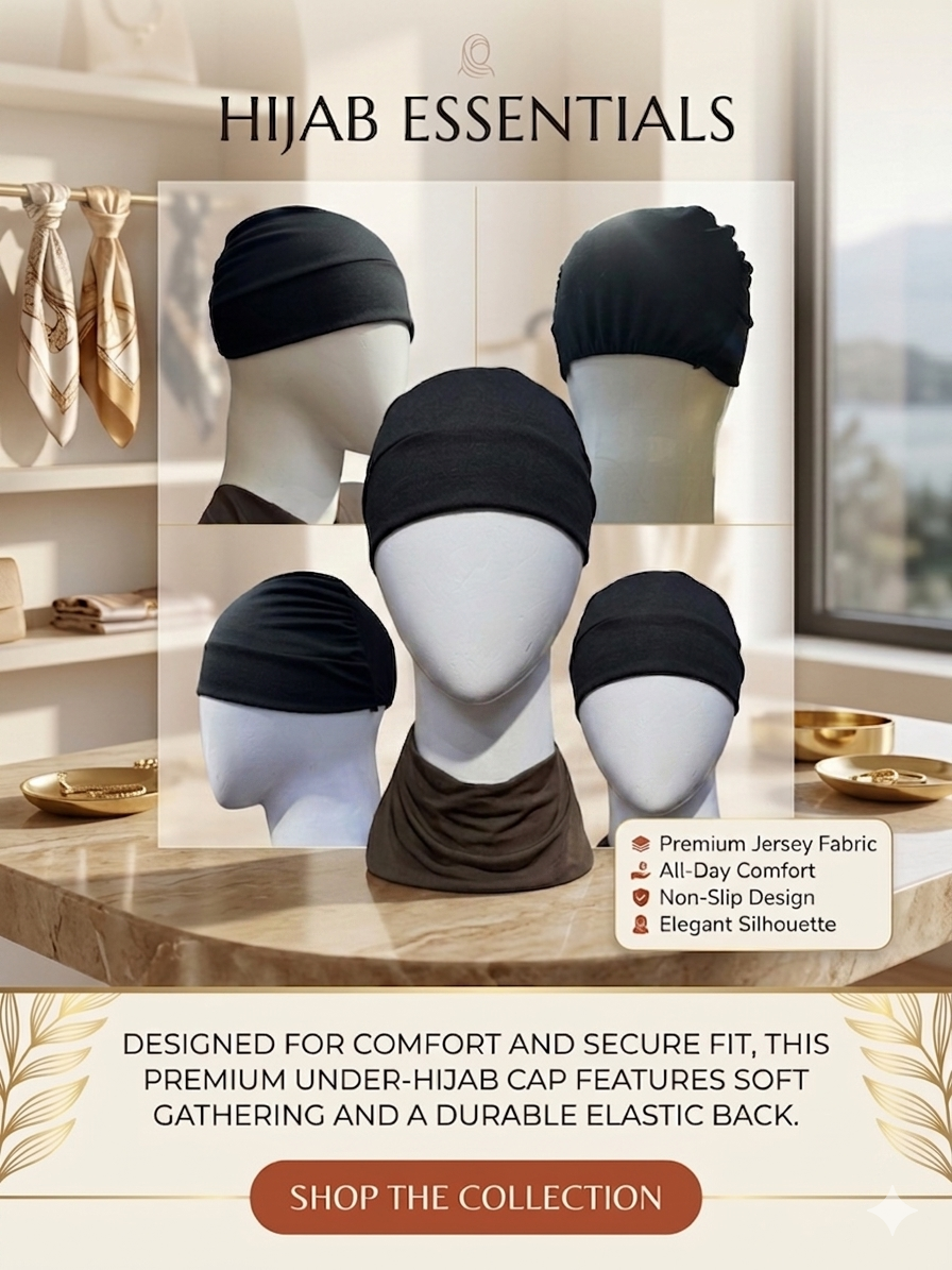 Hijab elastic cap