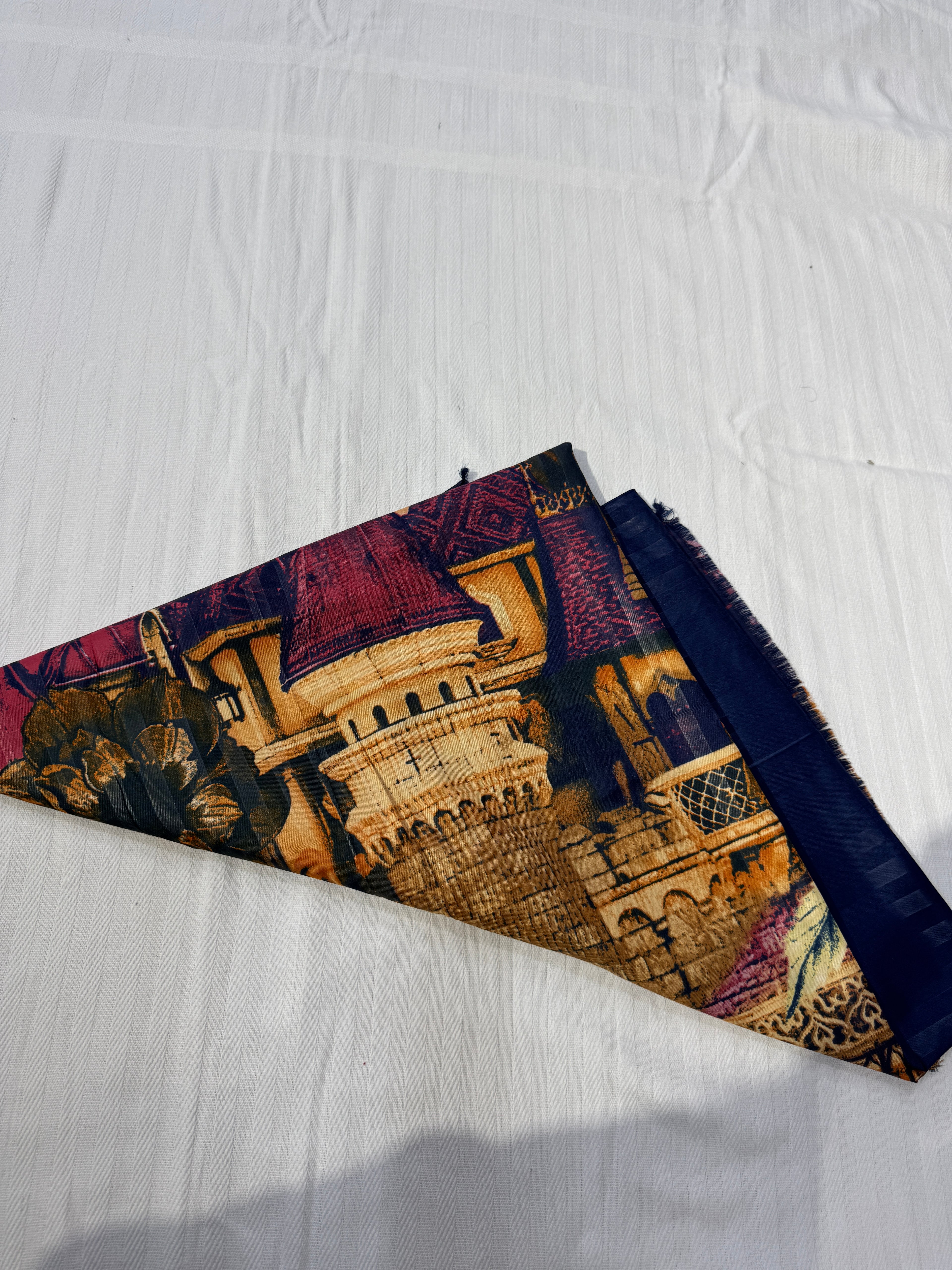 Printed hijab stole