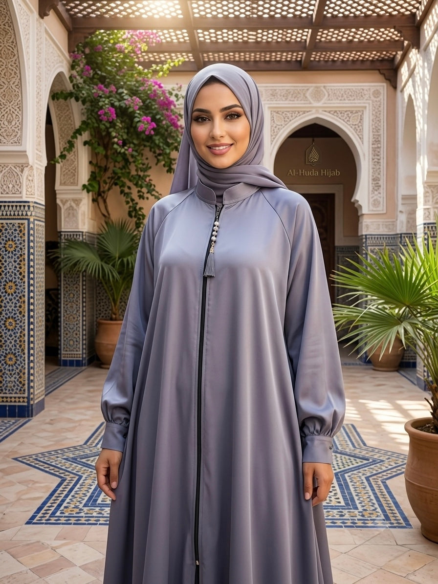 The Sultana Zippered Abaya