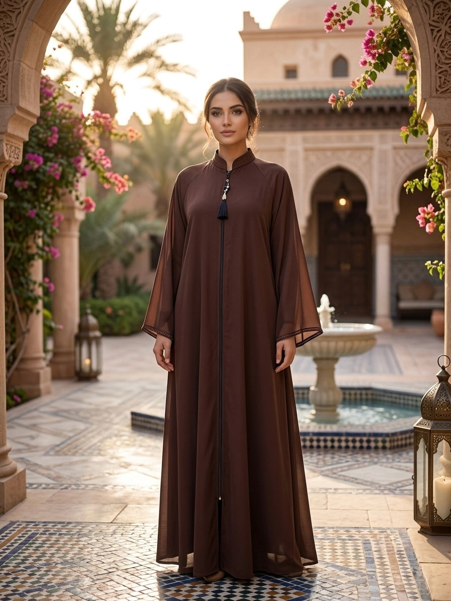 The Sultana Zippered Abaya