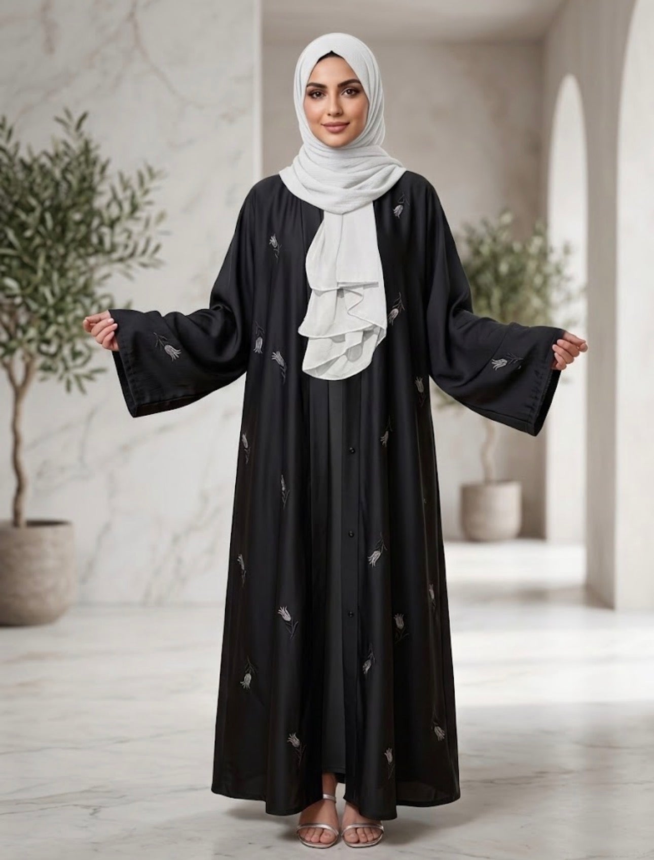 The Midnight Tulip Collection with hijab