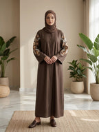 The Petal-Grace Open Abaya