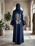 The Petal-Grace Open Abaya
