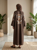 The Petal-Grace Open Abaya