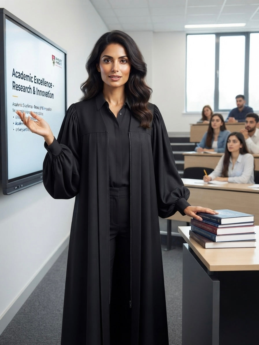 Teacher gown (zipper)