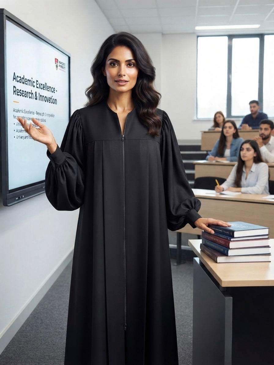Teacher gown (zipper)